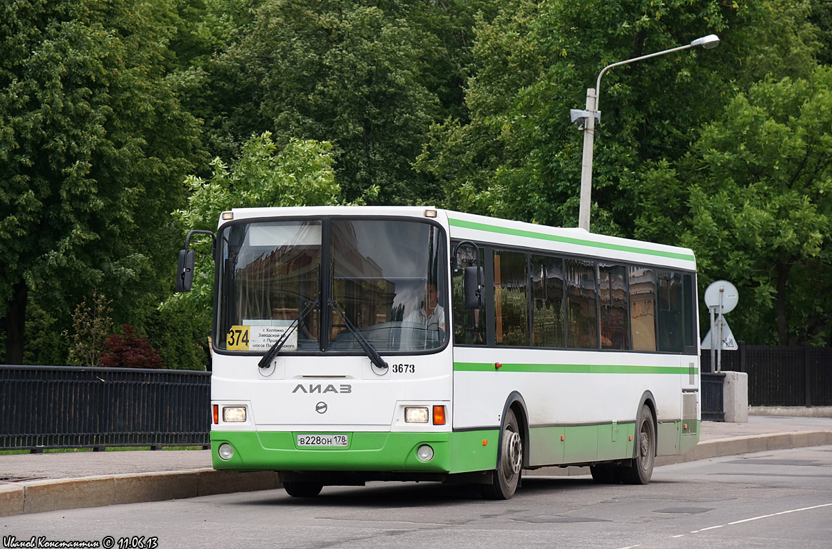 Санкт-Петербург, ЛиАЗ-5293.60 № 3673