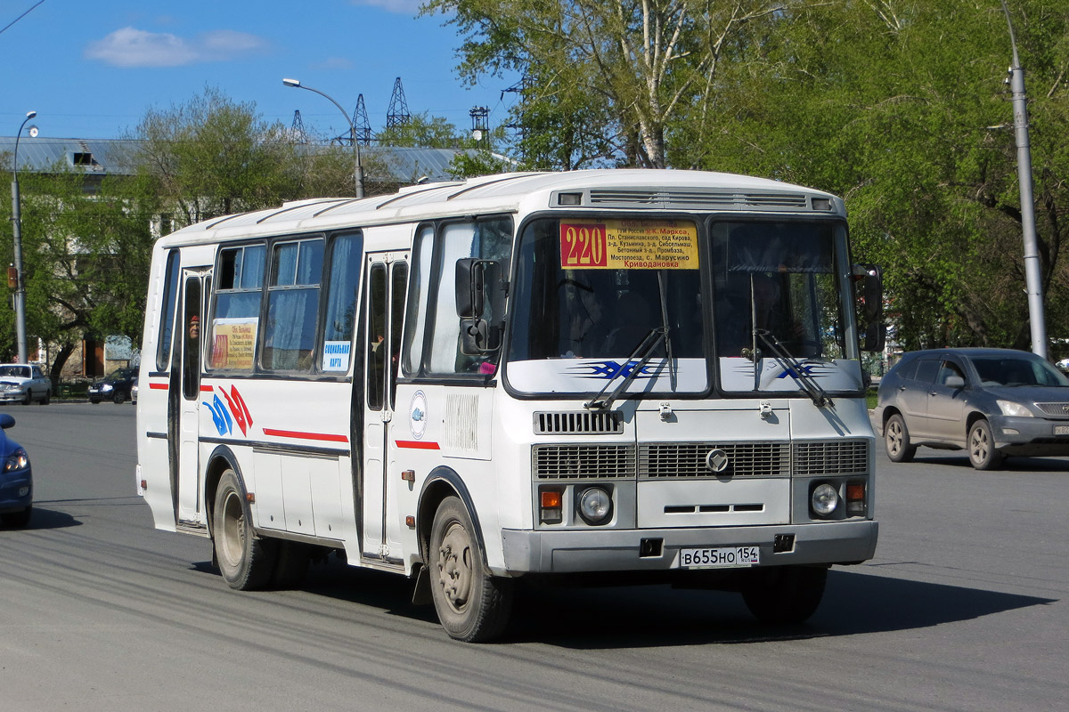 Новосибирская область, ПАЗ-4234 № В 655 НО 154