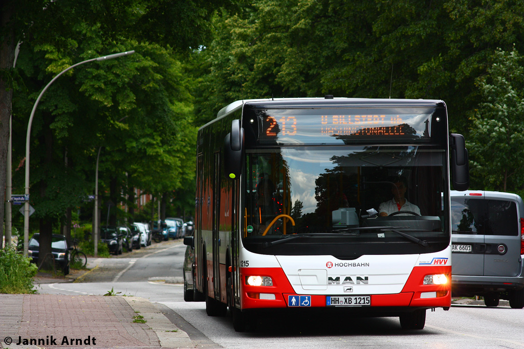 Hamburg, MAN A37 Lion's City NL293 Nr 1215