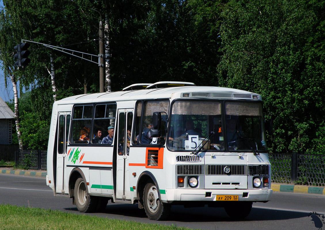 Nizhegorodskaya region, PAZ-32054 Nr. АУ 209 52