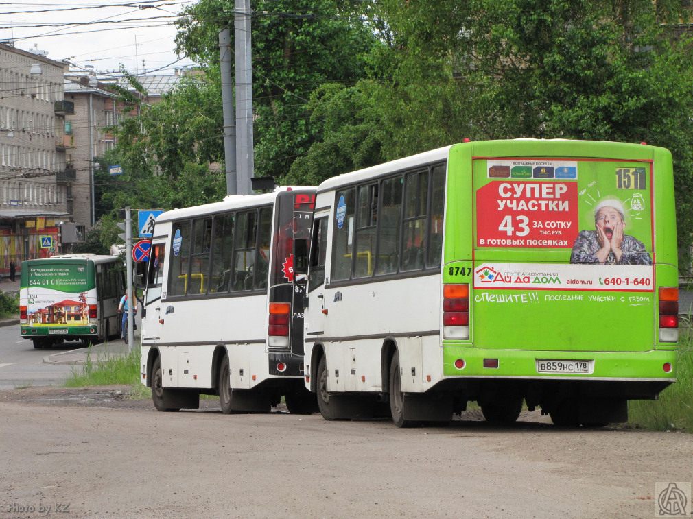 Санкт-Петербург, ПАЗ-320402-05 № 8747