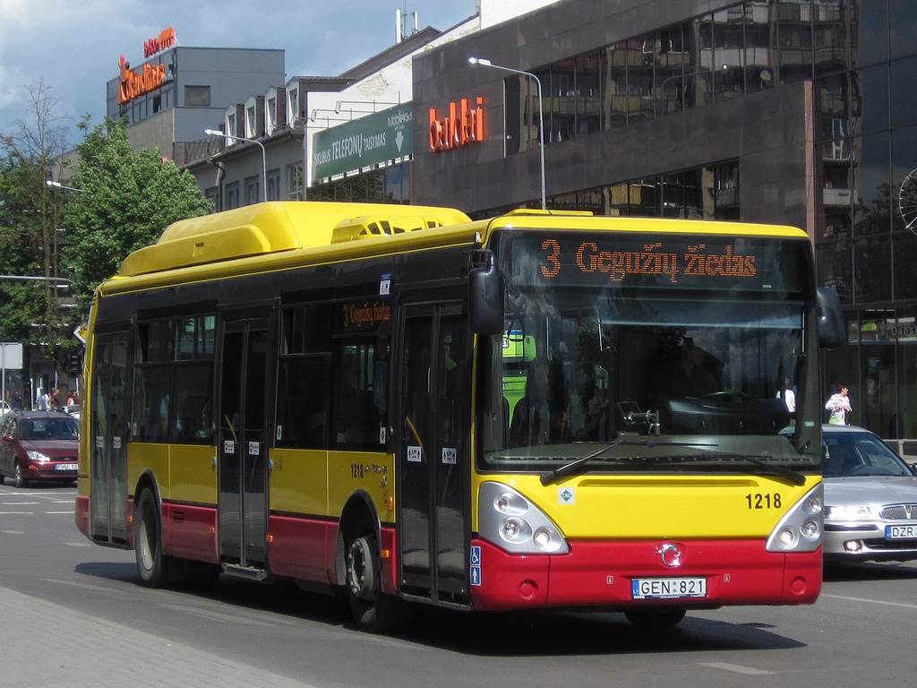 Литва, Irisbus Citelis 12M CNG № 1218