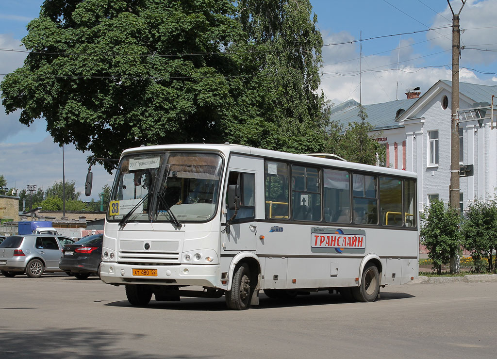 Nizhegorodskaya region, PAZ-320412-03 Nr. АТ 480 52