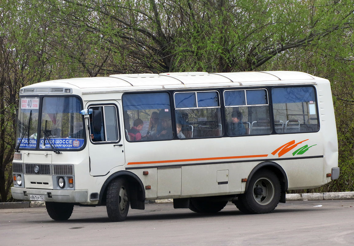 Нижегородская область, ПАЗ-32054 № К 861 ОР 152