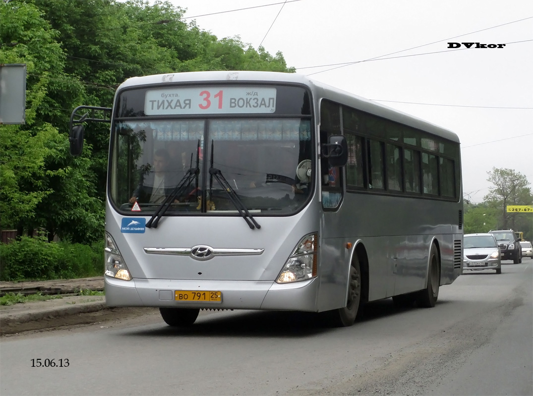 Приморский край, Hyundai New Super AeroCity 1F/L № ВО 791 25