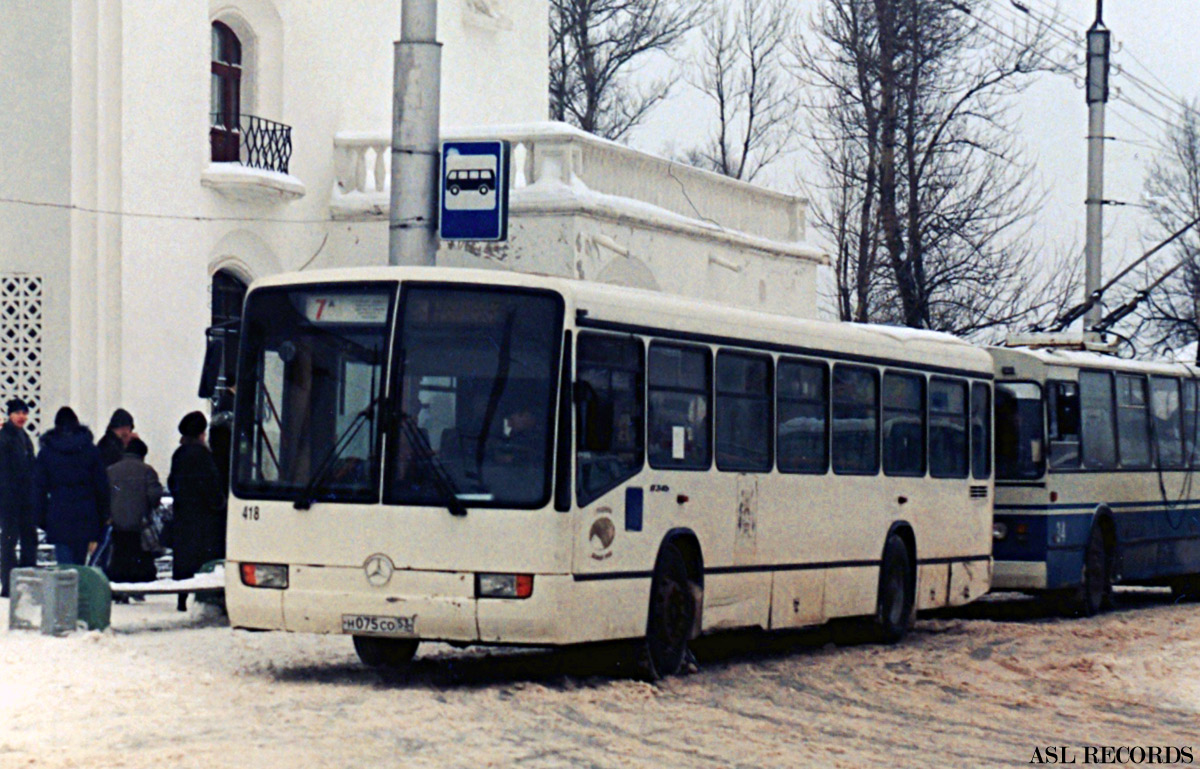 Новгородская область, Mercedes-Benz O345 № 418