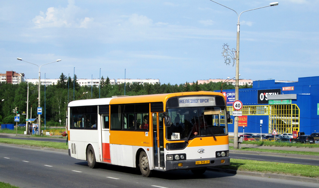 Красноярский край, Hyundai New Super AeroCity № АЕ 345 24