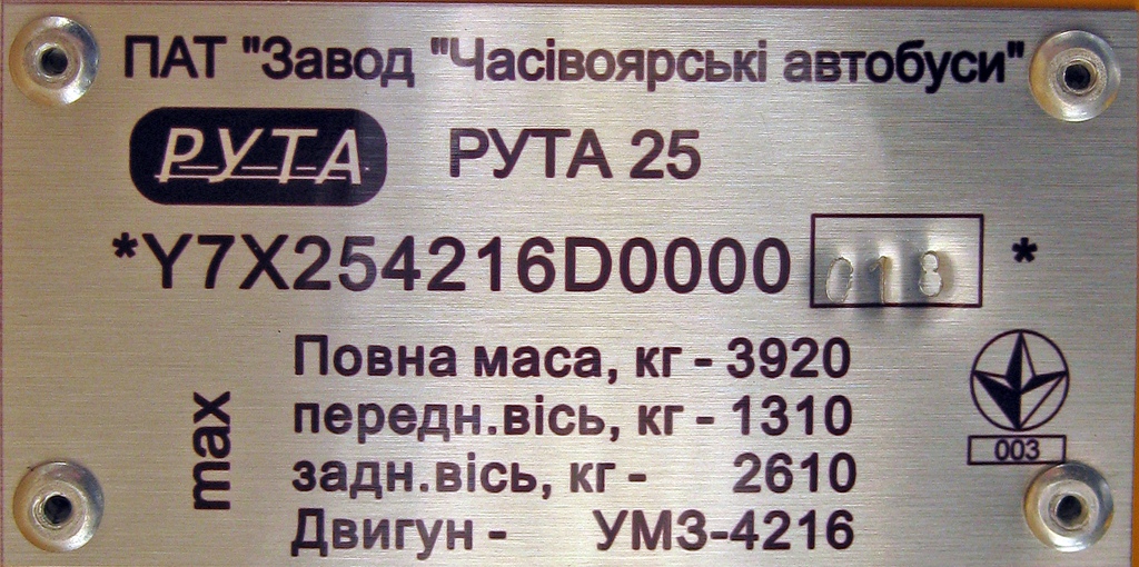 Донецкая область, Рута 25 № AH 4225 IC