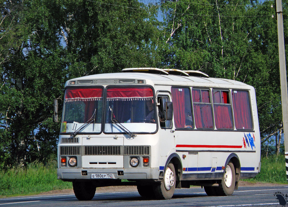 Нижегородская область, ПАЗ-32053 № Е 180 ЕР 152