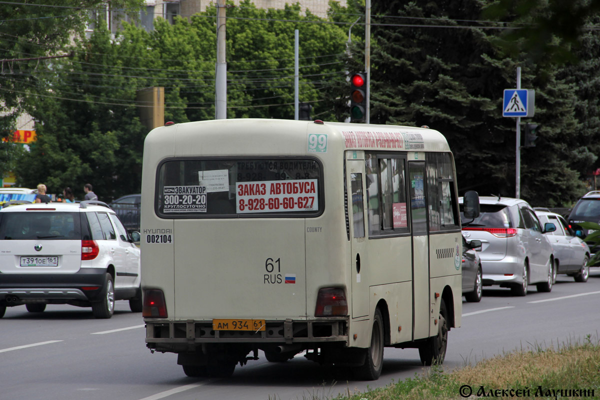 Ростовская область, Hyundai County SWB C08 (РЗГА) № 002104