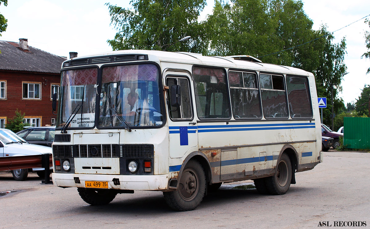 Вологодская область, ПАЗ-3205-110 № АА 499 35