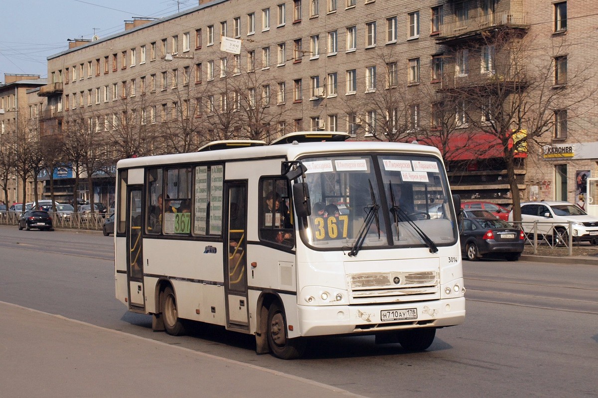 Санкт-Петербург, ПАЗ-320402-05 № 3014