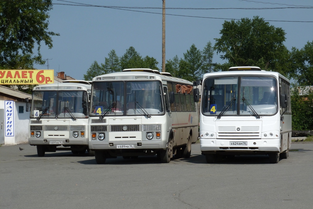 Свердловская область, ПАЗ-320402-05 № Х 624 ВМ 96; Свердловская область — Автовокзалы, конечные станции и остановки