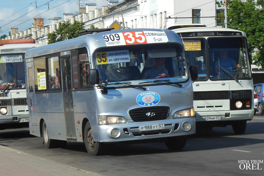 Орловская область, Hyundai County LWB C11 (ТагАЗ) № Р 988 УТ 57