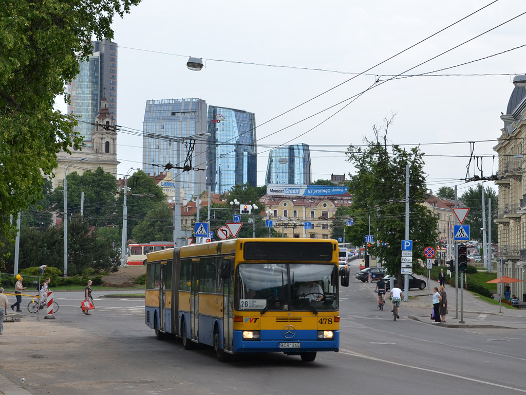 Литва, Mercedes-Benz O405G № 478