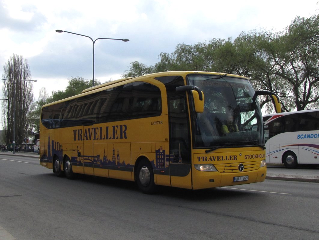 Швеция, Mercedes-Benz O580-16RHD Travego M № 818