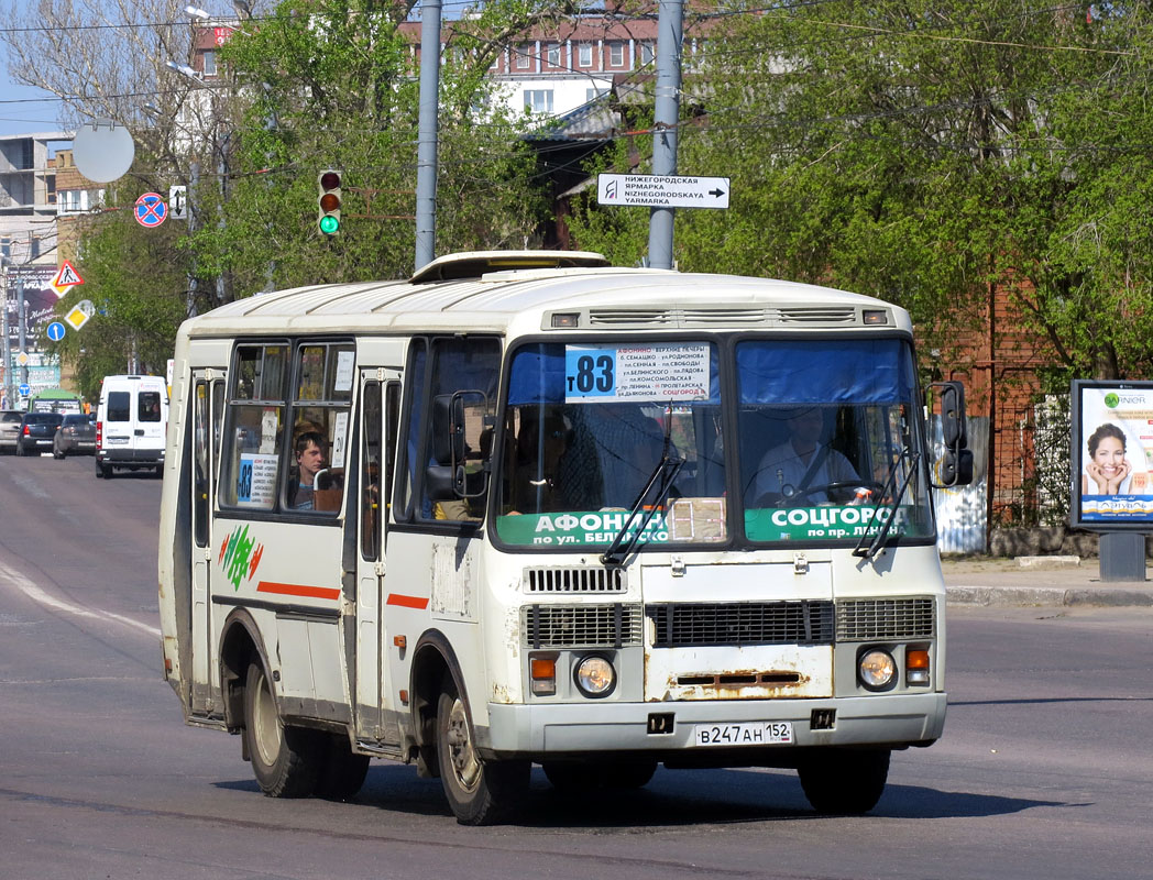 Нижегородская область, ПАЗ-32054 № В 247 АН 152