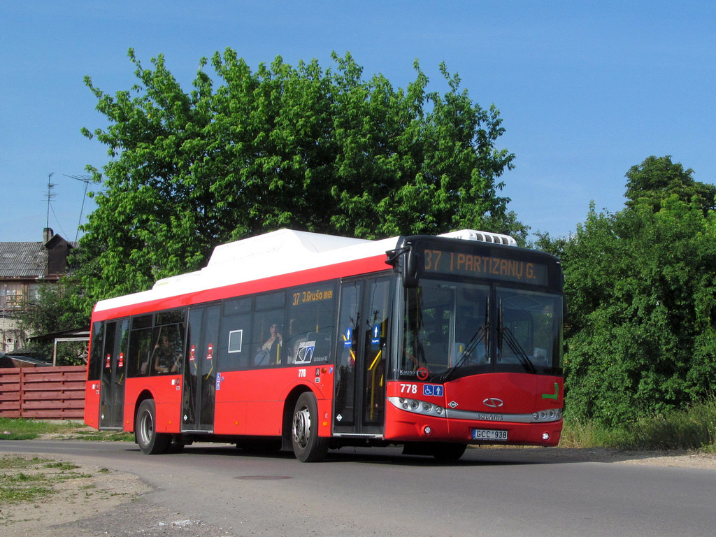 Литва, Solaris Urbino III 12 CNG № 778