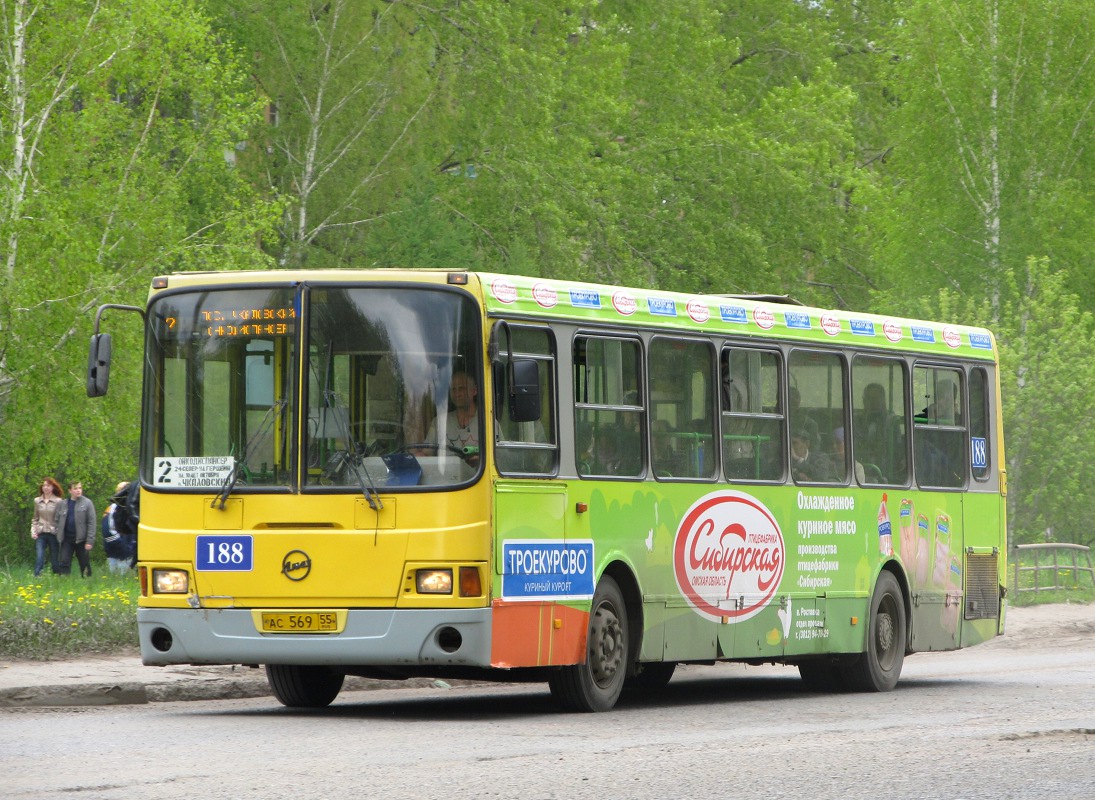 Omsk region, LiAZ-5256.45 Nr. 188