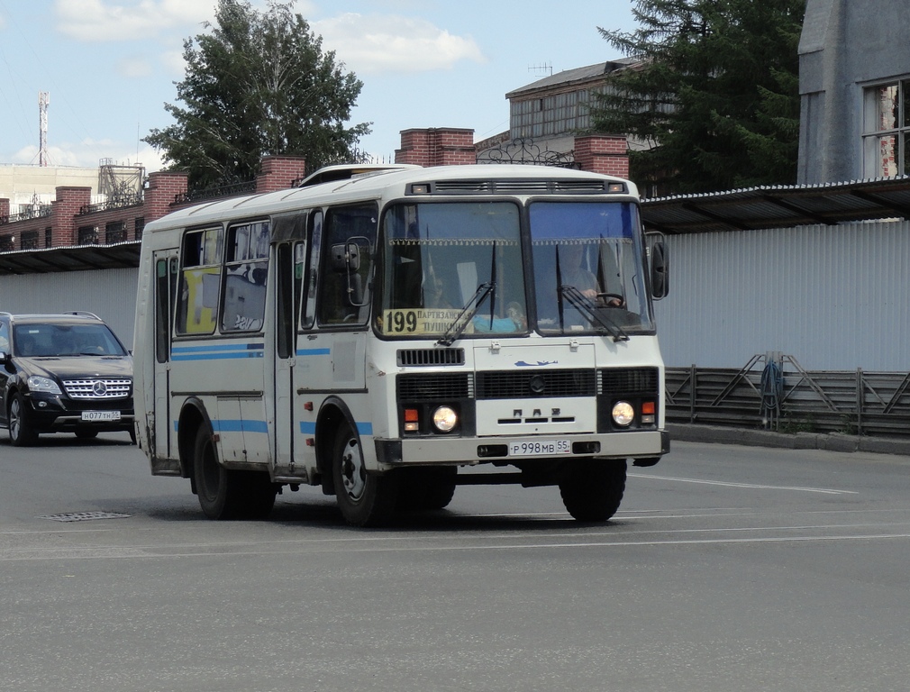 Омская область, ПАЗ-32054 № Р 998 МВ 55