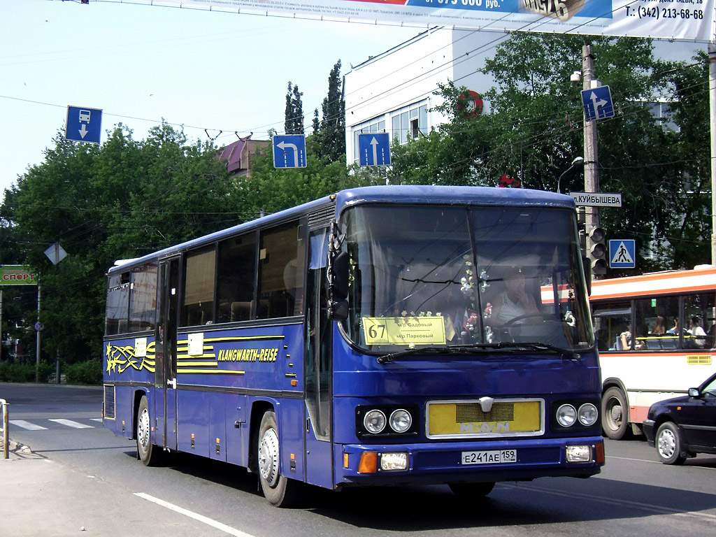 Perm region, MAN 893 ÜL292 # Е 241 АЕ 159