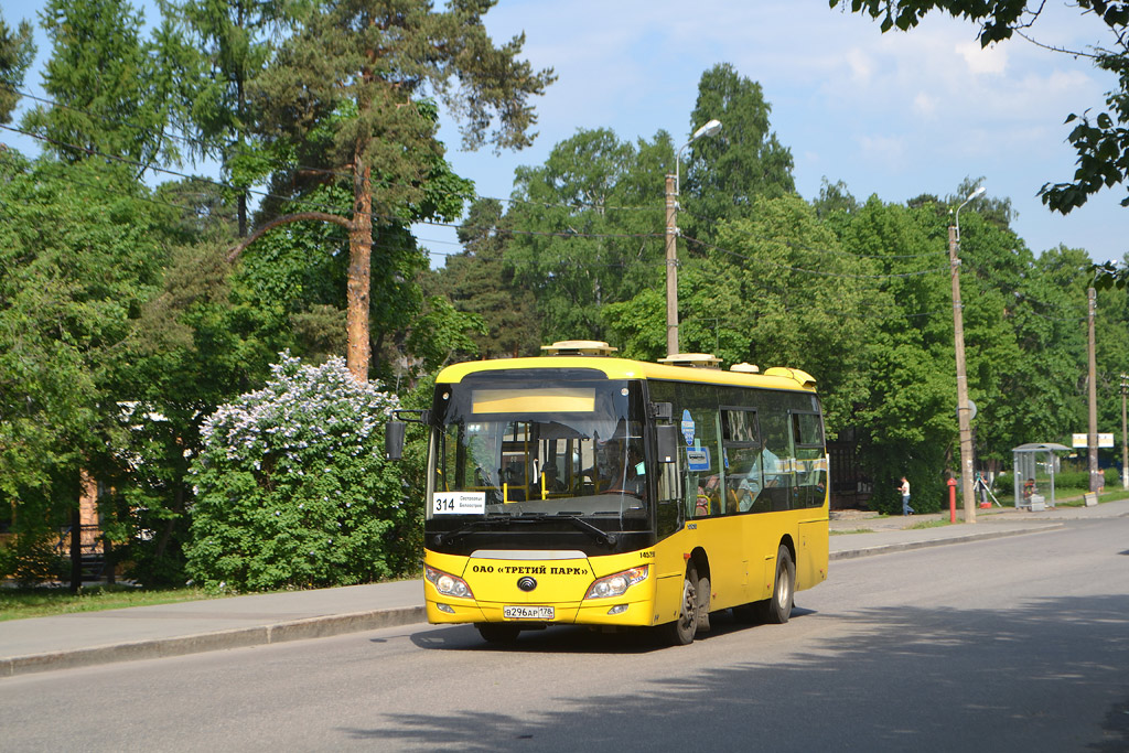 Санкт-Петербург, Yutong ZK6852HG № В 296 АР 178