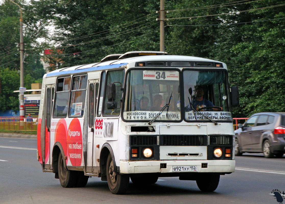 Нижегородская область, ПАЗ-32054 № В 921 ХУ 152