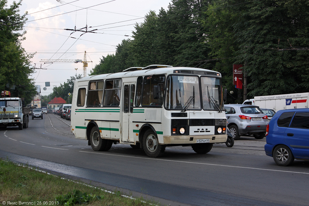 Тверская область, ПАЗ-32053 № Р 531 КР 69