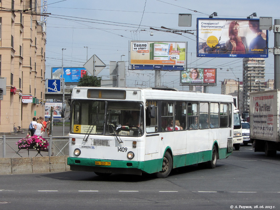 Санкт-Петербург, ЛиАЗ-5256.25 № 1409