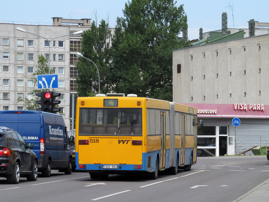 Литва, Mercedes-Benz O405G № 518