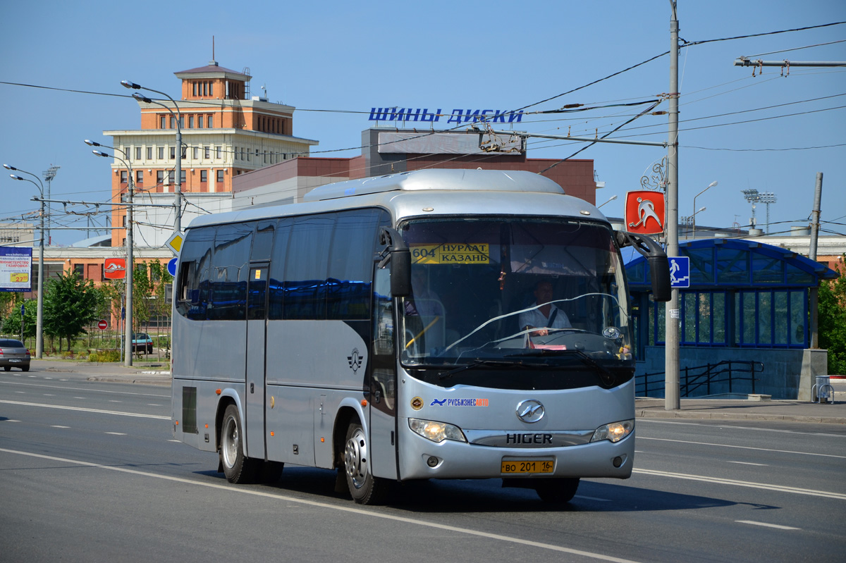 Татарстан, Higer KLQ6885Q № ВО 201 16 — Фото — Автобусный транспорт