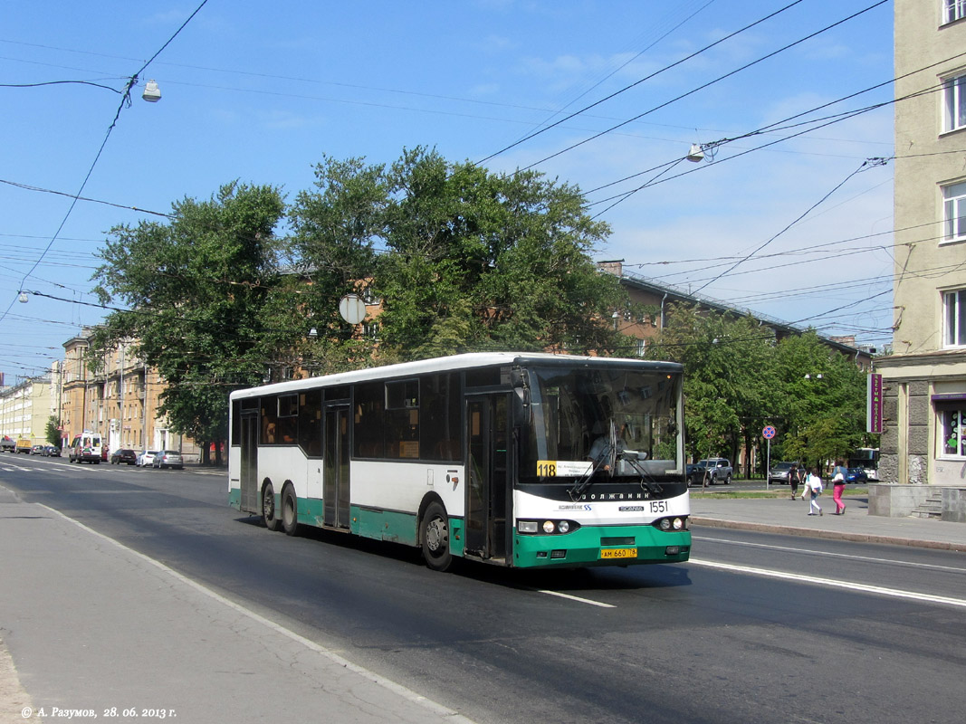 Санкт-Петербург, Волжанин-6270.00 № 1551