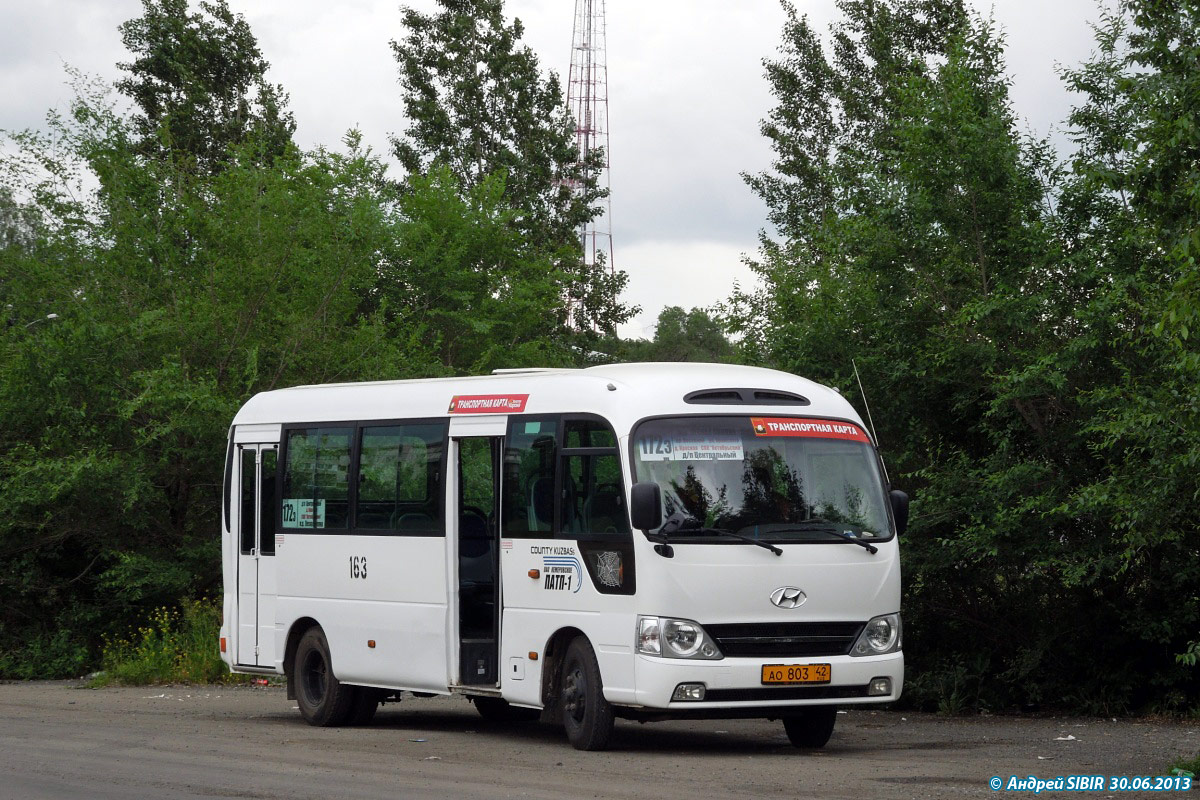 Кемеровская область - Кузбасс, Hyundai County Kuzbass № 163