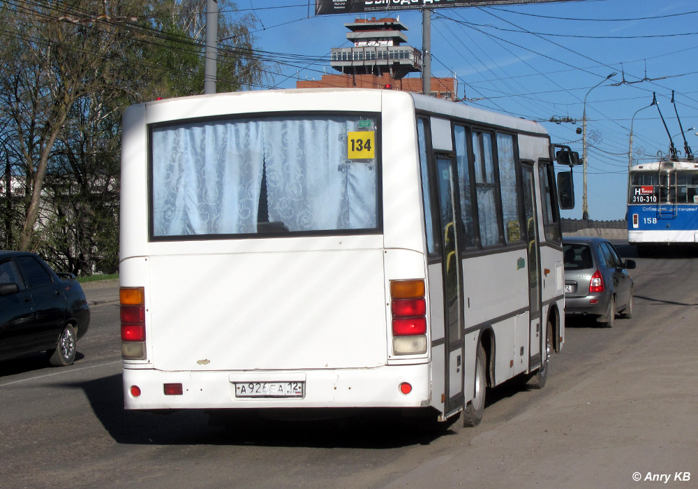 Марий Эл, ПАЗ-320402-03 № А 926 ЕА 12