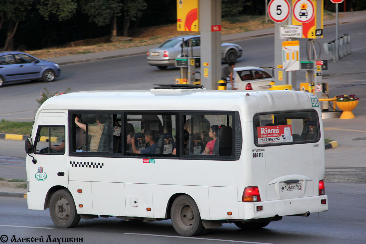 Ростовская область, Hyundai County SWB C08 (ТагАЗ) № 002110