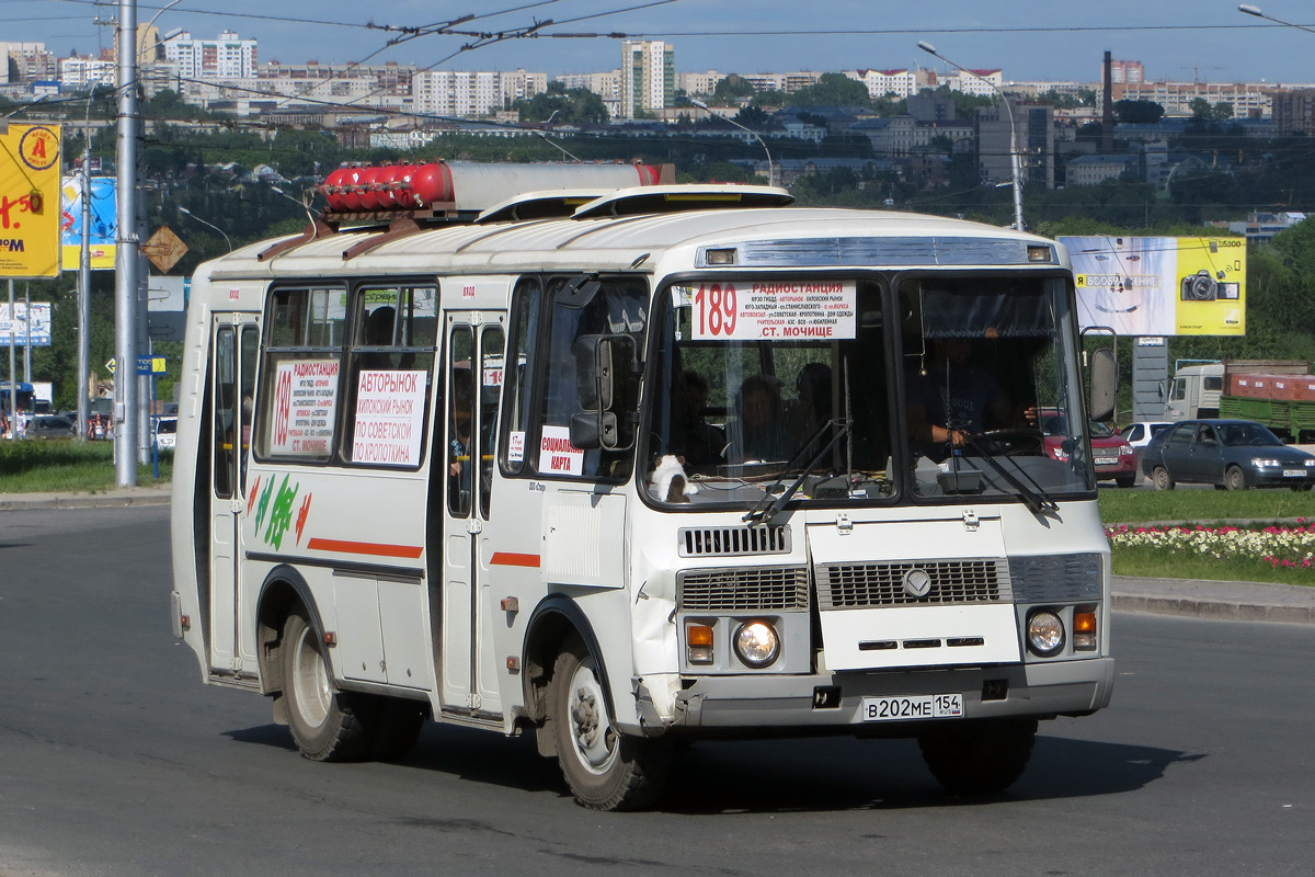 Новосибирская область, ПАЗ-32054 № В 202 МЕ 154