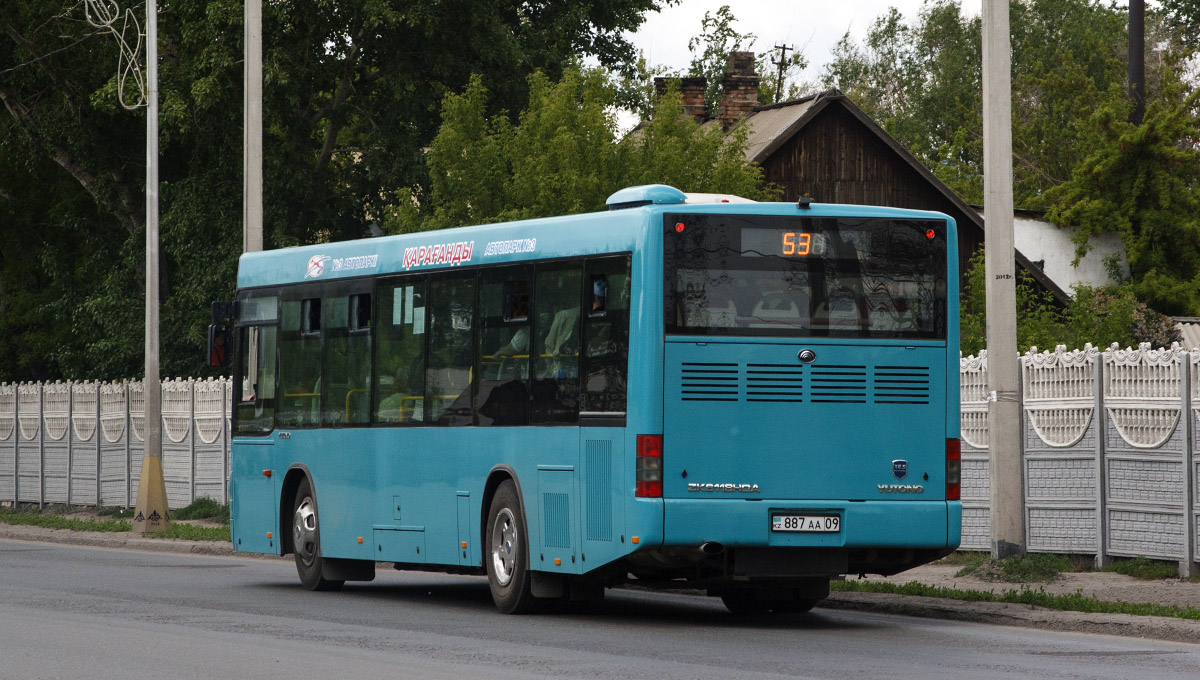 Карагандинская область, Yutong ZK6118HGA № 887 AA 09