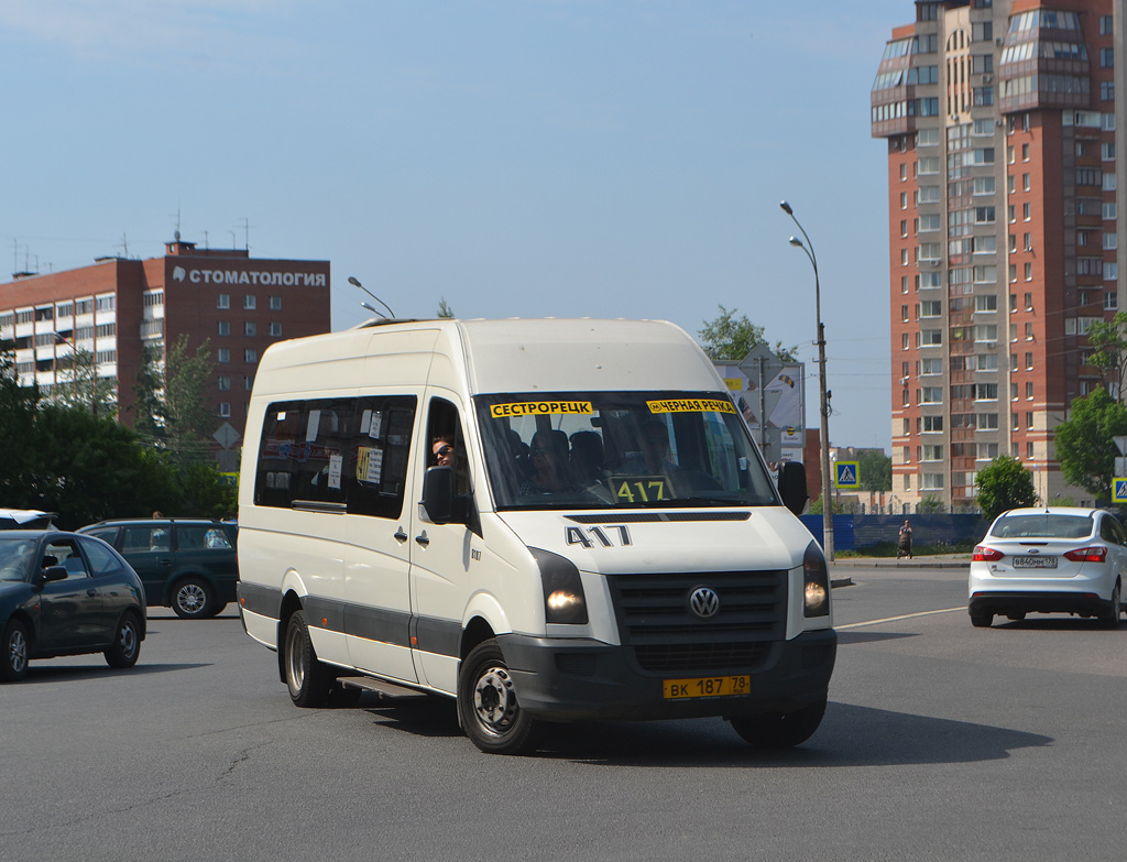 Санкт-Петербург, БТД-2219 (Volkswagen Crafter) № ВК 187 78