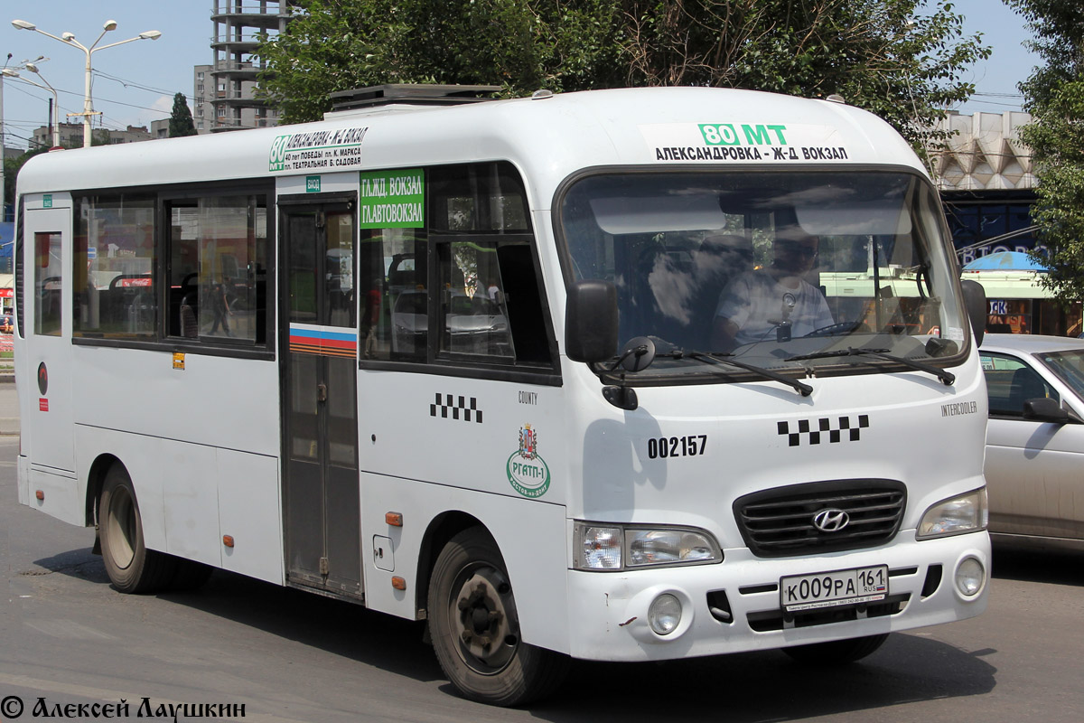 Ростовская область, Hyundai County LWB C09 (ТагАЗ) № 002157