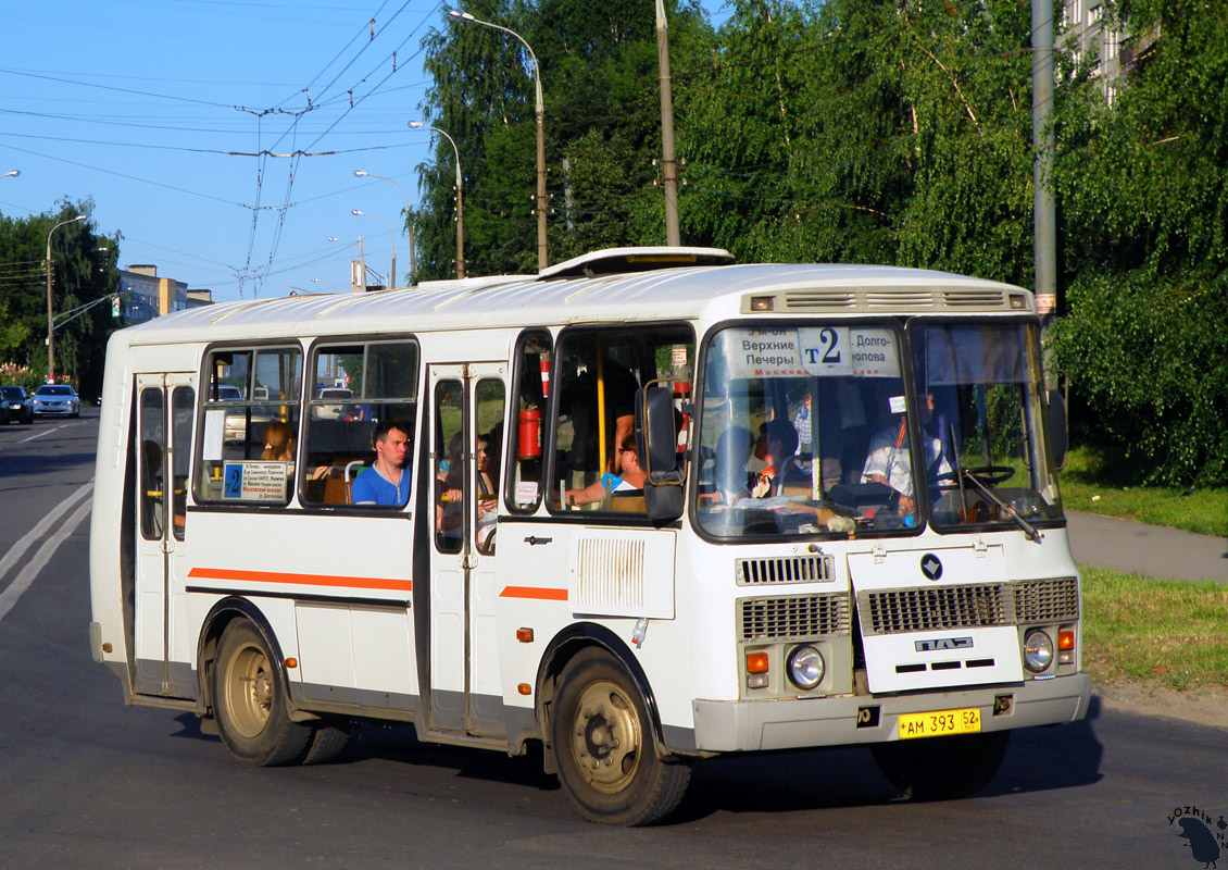 Нижегородская область, ПАЗ-32054 № АМ 393 52