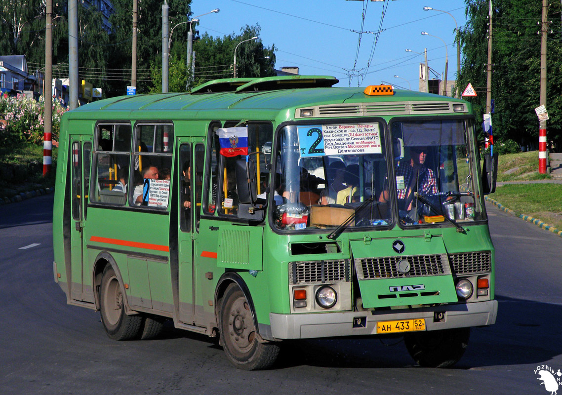 Нижегородская область, ПАЗ-32054 № АН 433 52