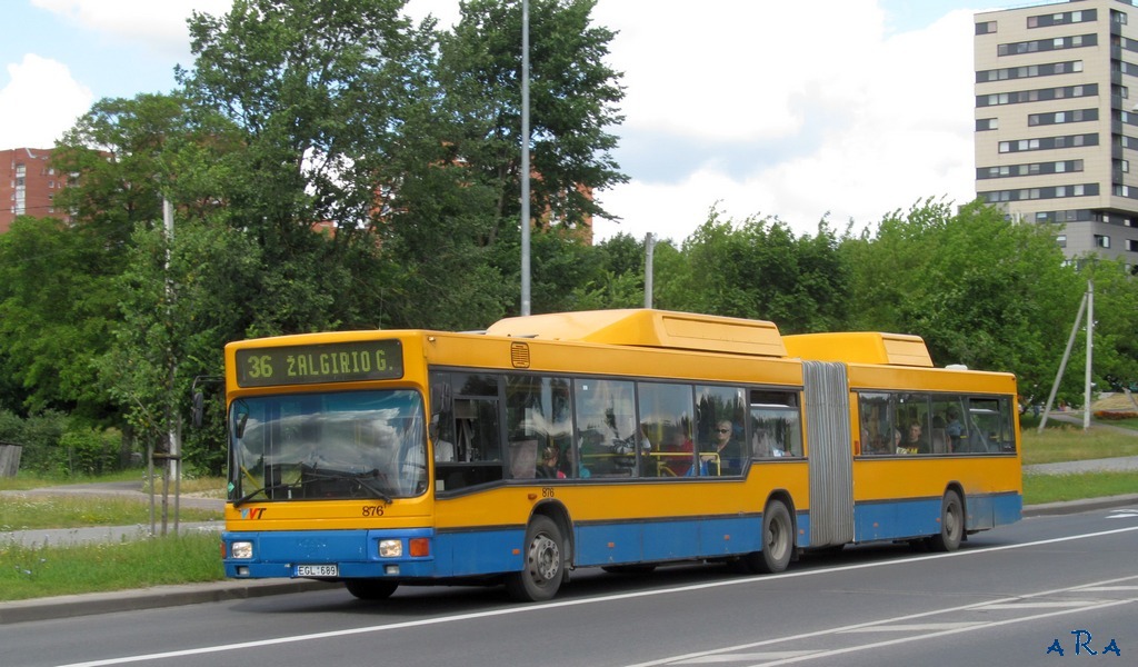 Литва, MAN A18 NG232 CNG № 876