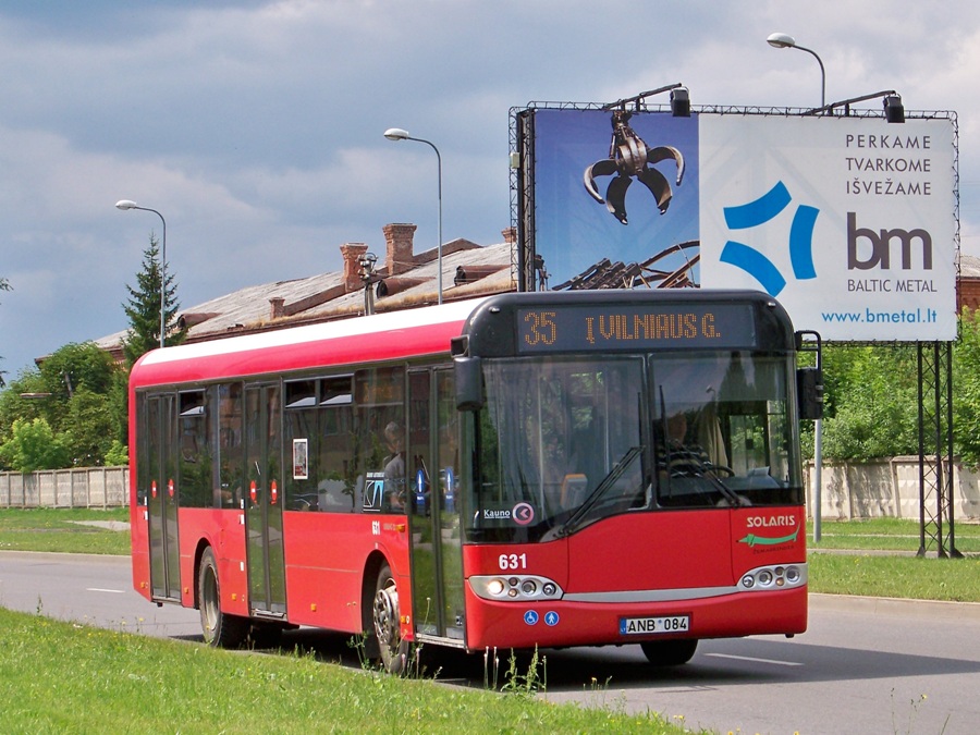 Литва, Solaris Urbino II 12 № 631