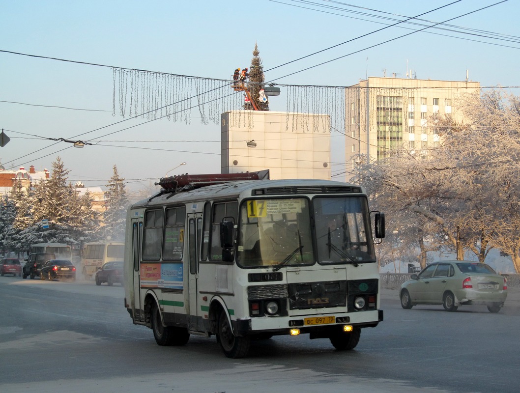 Томская область, ПАЗ-3205-110 № ВС 097 70