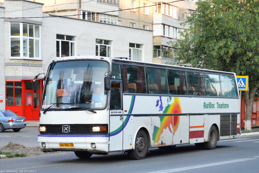 Владимирская область, Setra S215HD № ВМ 466 33