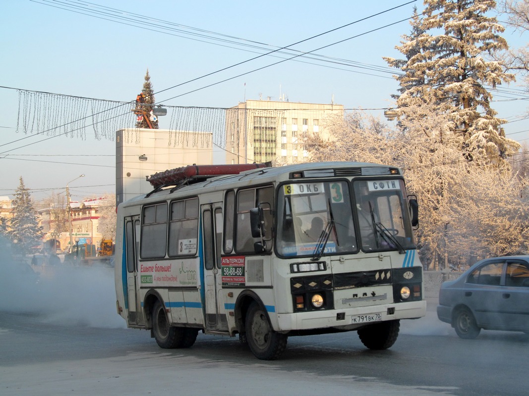 Томская область, ПАЗ-32054 № К 791 ВК 70