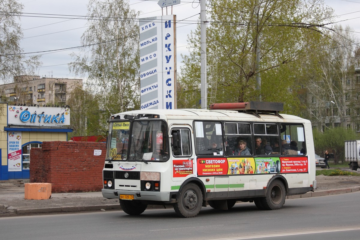 Томская область, ПАЗ-32054 № ВС 729 70