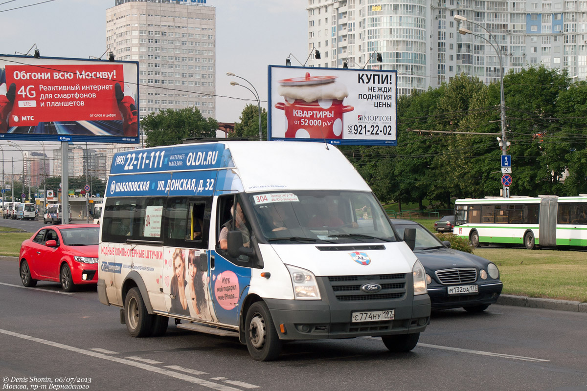 Москва, Нижегородец-222702 (Ford Transit) № С 774 НУ 197 — Фото —  Автобусный транспорт