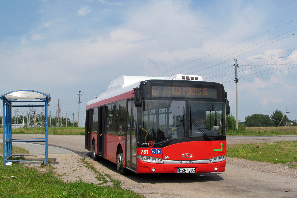 Литва, Solaris Urbino III 12 CNG № 781