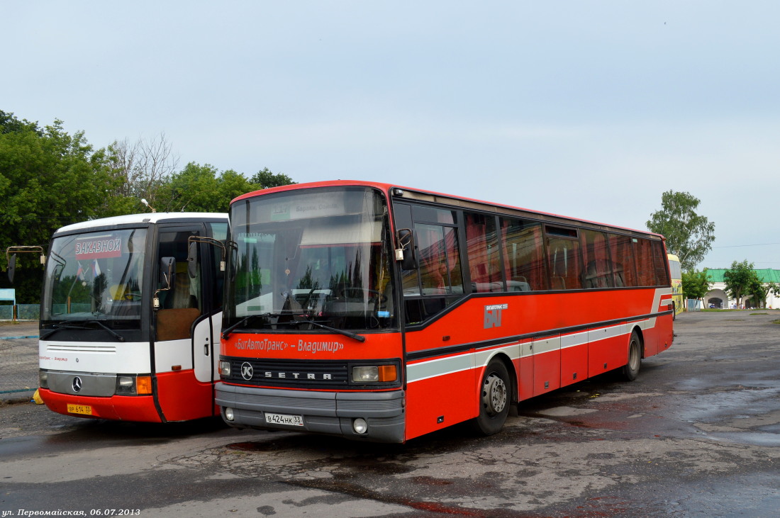 Владимирская область, Setra S215UL № В 424 НК 33